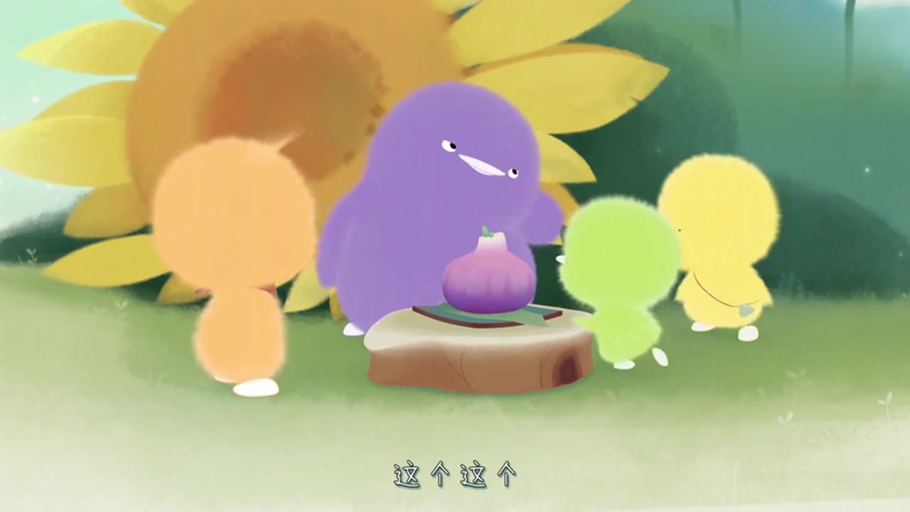 小鸡彩虹:这是个什么水果呀?小鸡们都叫不出名字来