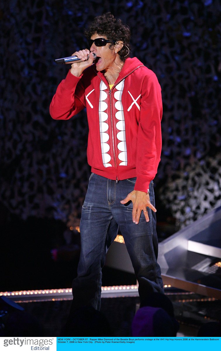 new york - october 07:  rapper mike diamond of the beastie boys 
