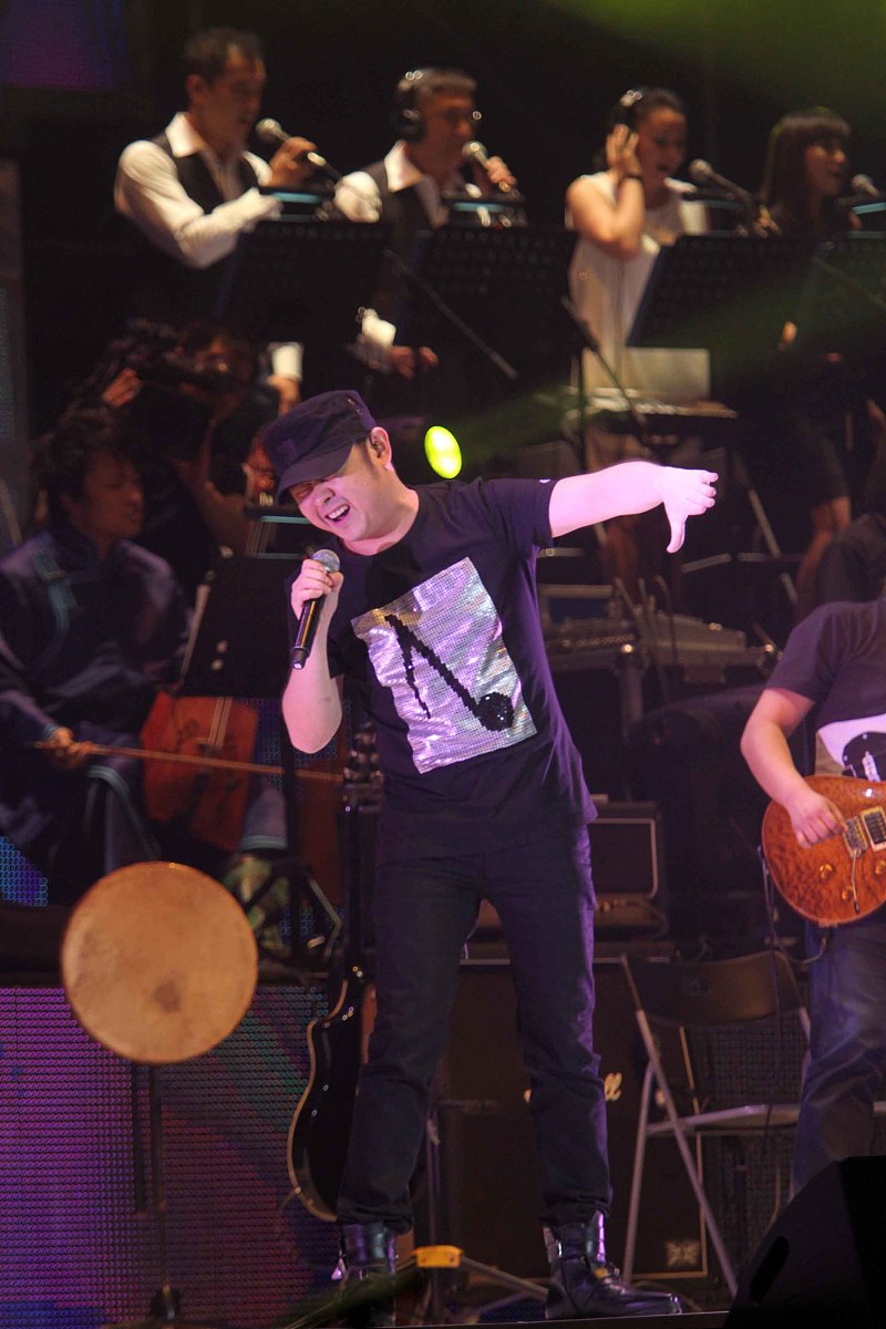 2011年5月21日,北京,2011刀郎"谢谢你"巡回演唱会的首站演出在北京万
