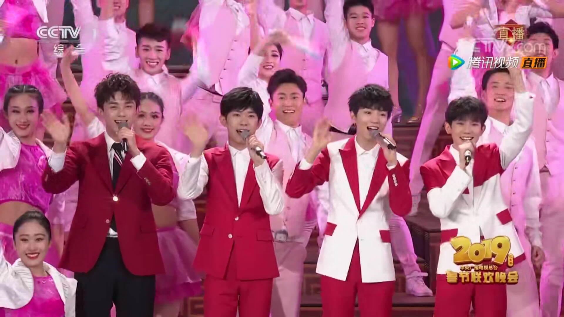 春晚tfboys歌曲《幸福成长》视频图片
