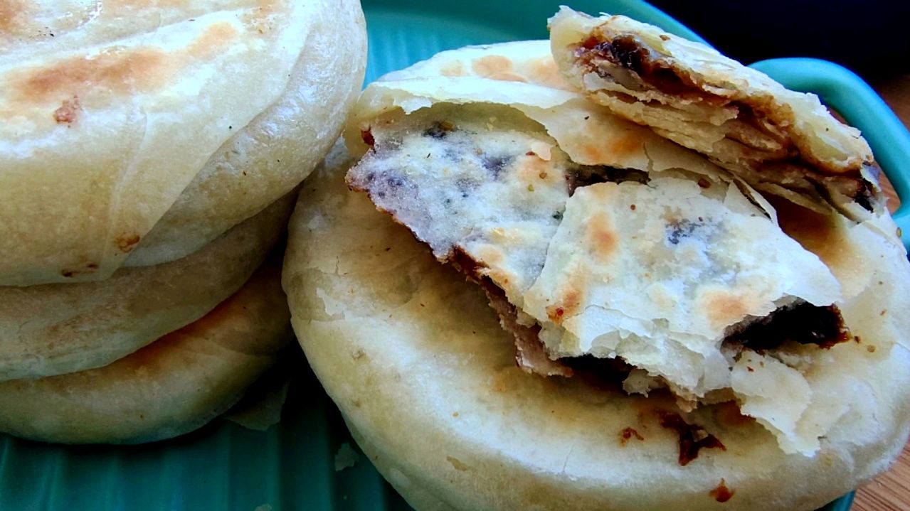 不油炸、不用烤箱,也能做千层酥饼,满屋飘香,酥到掉渣
