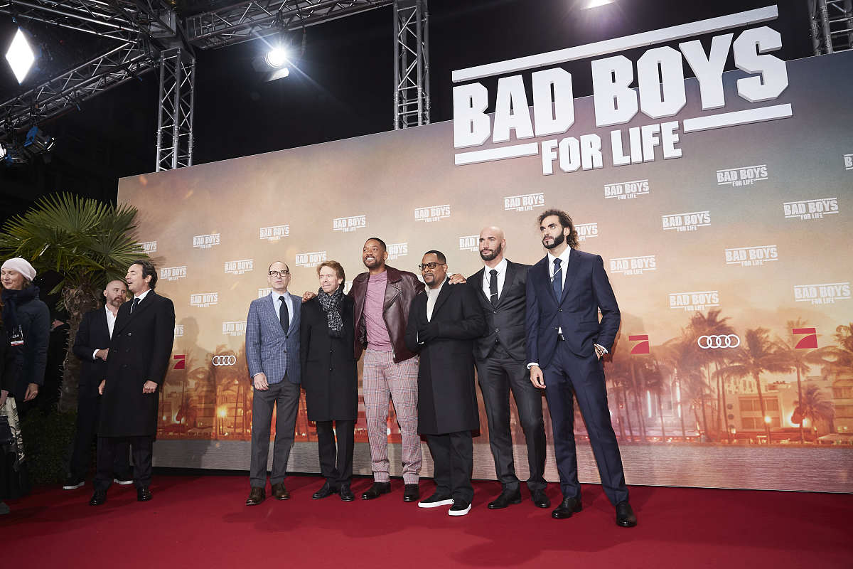 当地时间2020年1月7日,德国柏林,电影《绝地战警:疾速追击》(bad boys