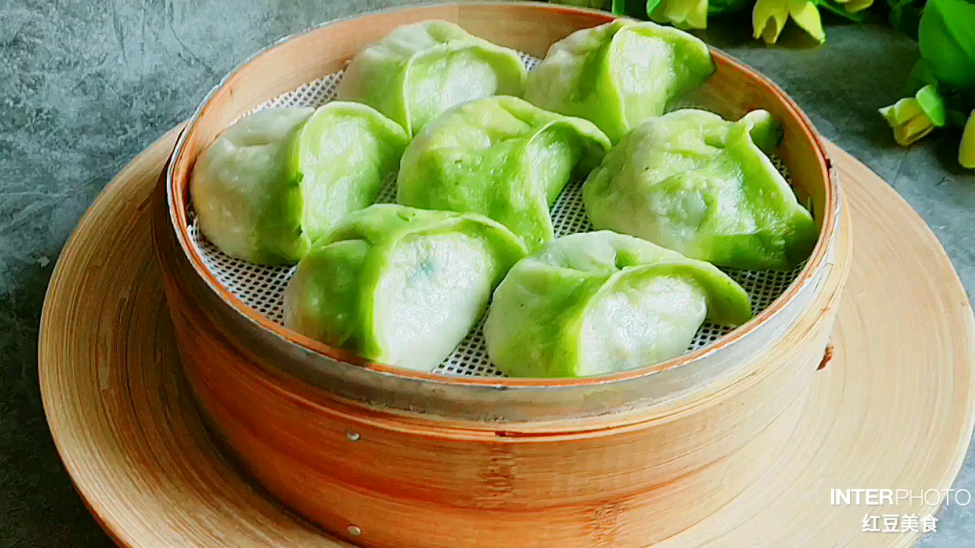 春韭正当时,韭菜饺子这样做好吃又好看~翡翠素蒸饺