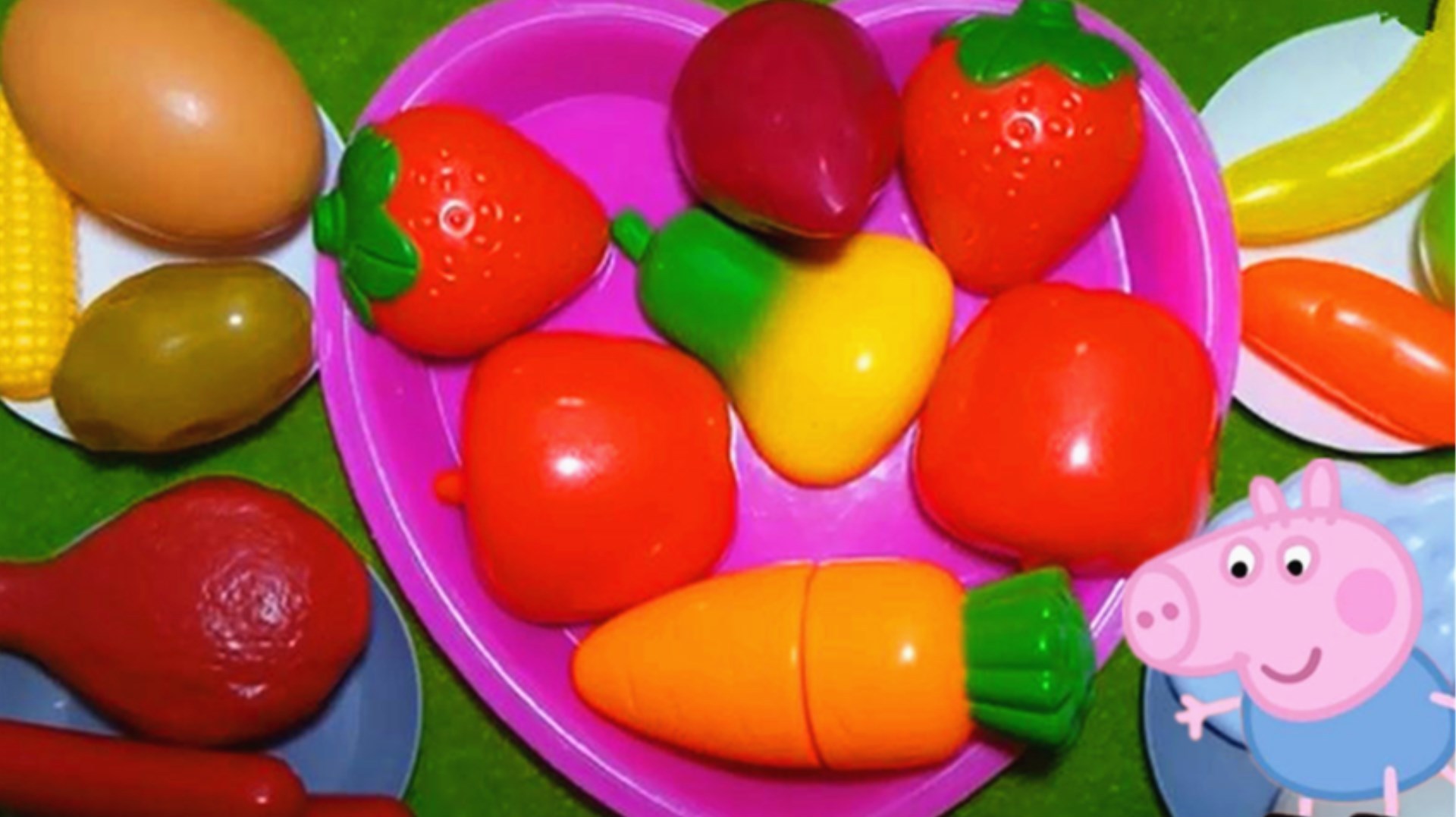 认识好多的水果和蔬菜益智早教儿童果蔬玩具