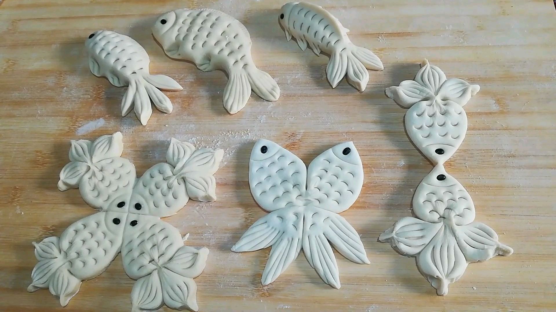 春节传统美食小鱼花馍的多种做法,简单好做,收藏起来做给家人