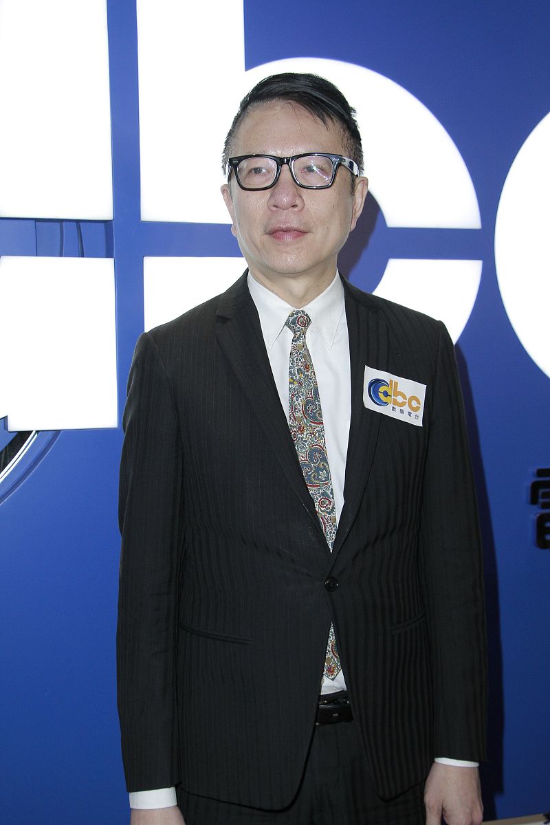 2015年4月2日,香港,亚洲电视执行董事叶家宝接受传媒访问.叶家宝