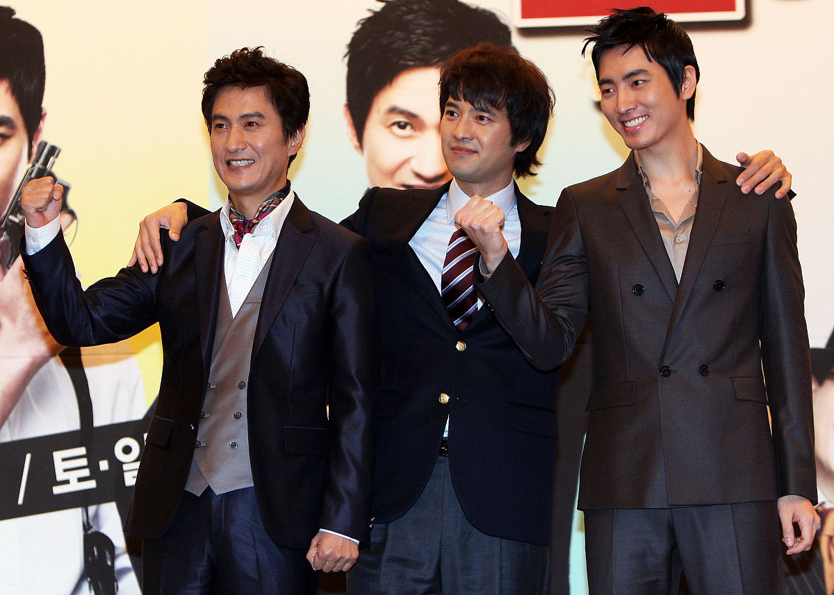 2009年10月12日讯,kbs新周末剧《奇怪的三兄弟》制作发布会.drama sus