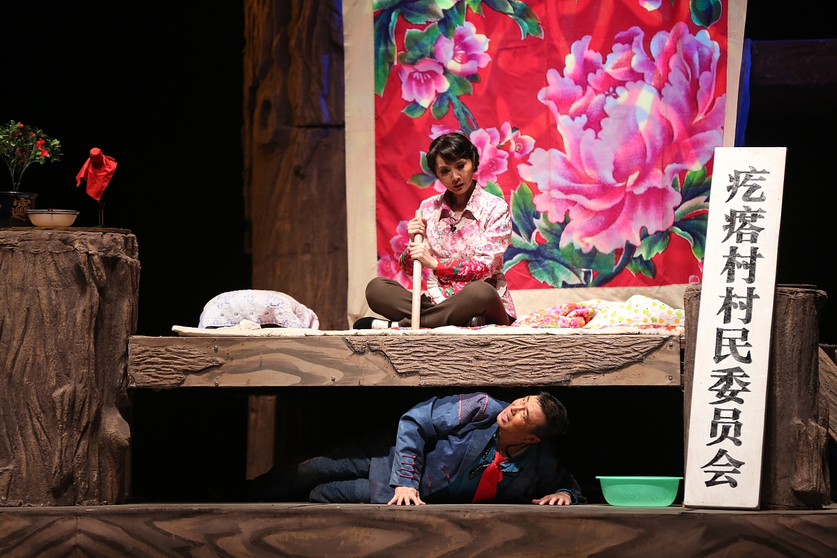 2015年2月1日,辽宁沈阳,"乡村喜剧故事"《代理村官》演出现场.***_***