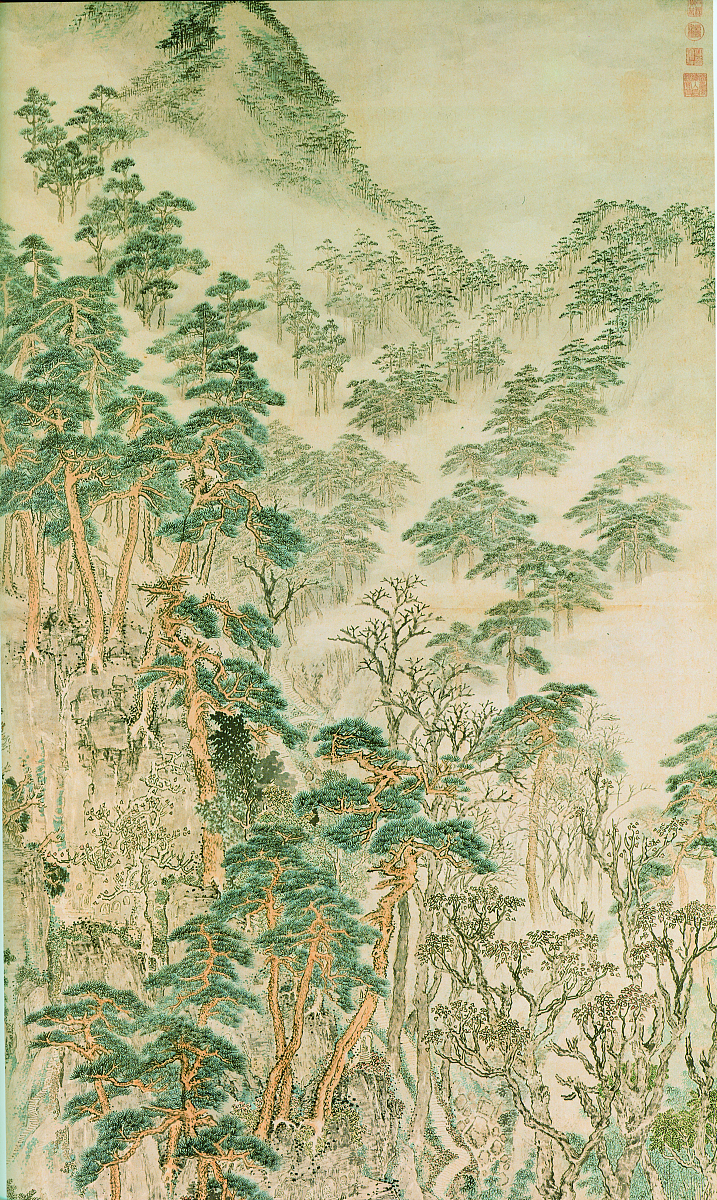 青绿山水色彩探索：从传统到现代的演变