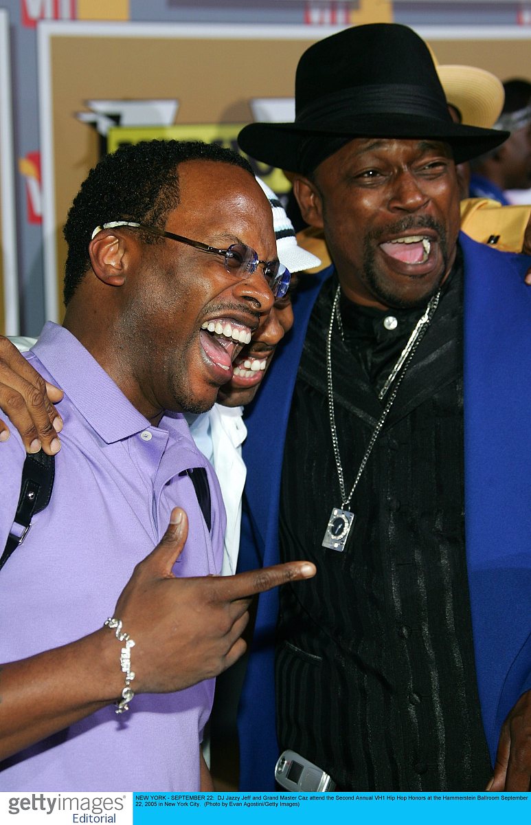 new york - september 22:  dj jazzy jeff and grand master caz att
