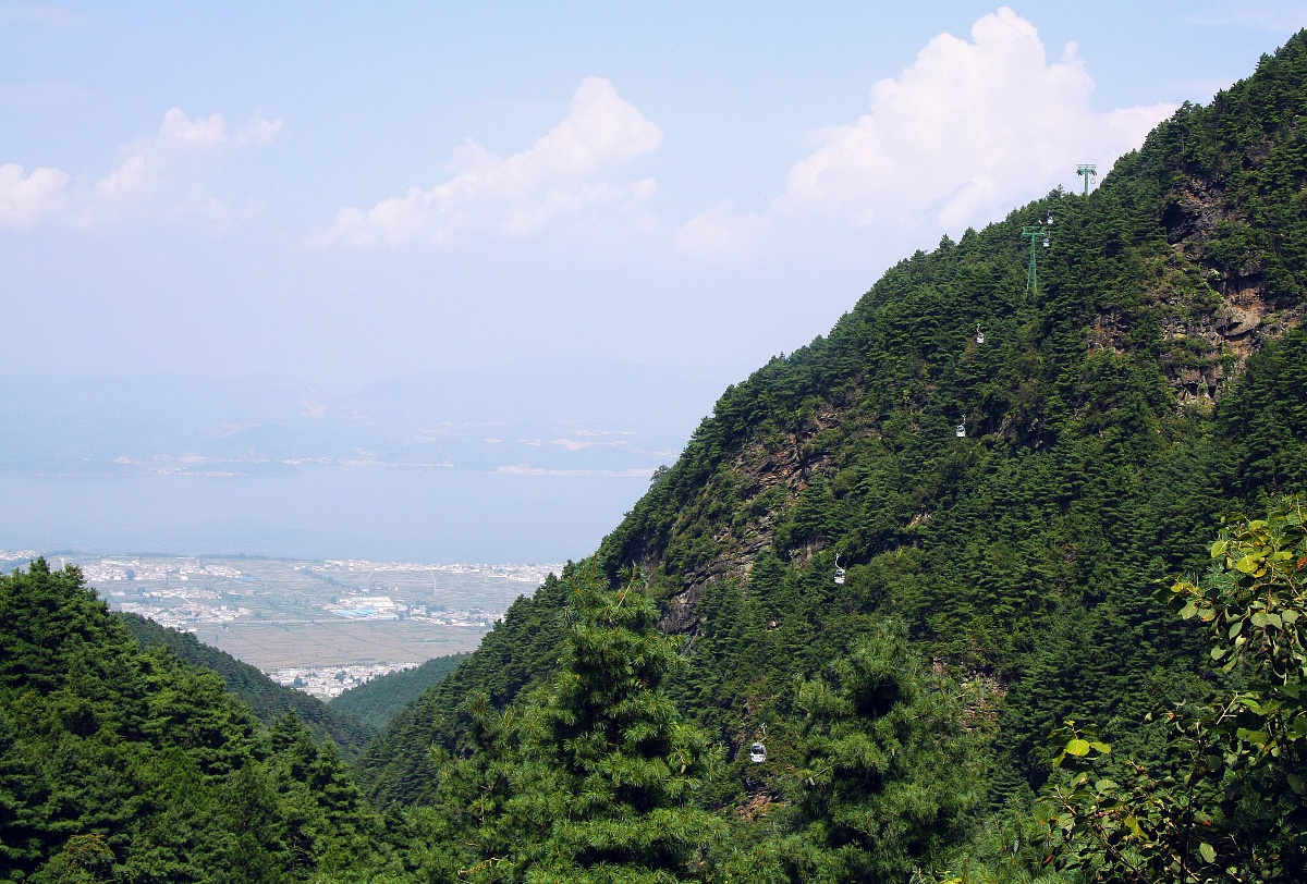 云南,大理白族自治州,苍山景区.缆车.***_***