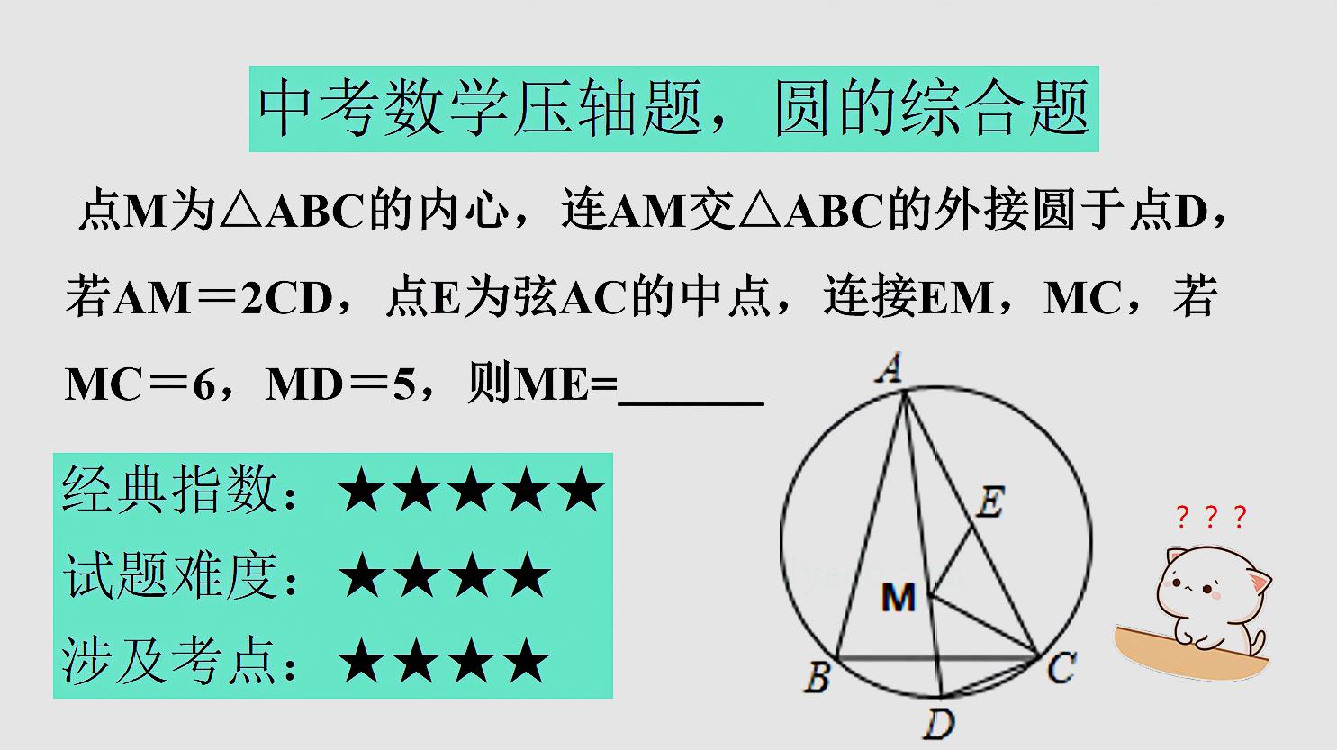 [图]中考数学压轴题,圆的综合题,此题涉及考点较多,值得考前一做!