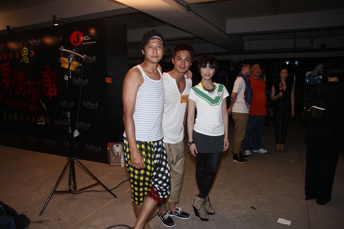 2011年8月31日,香港,电影《猛鬼爱情故事》于西贡一学校进行拍摄.+++_