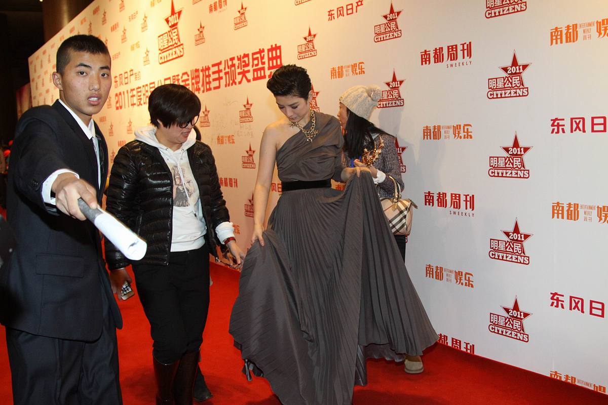 2012年1月7日,北京,南都娱乐周刊主办的"明星公民盛典"在北京柏悦酒店