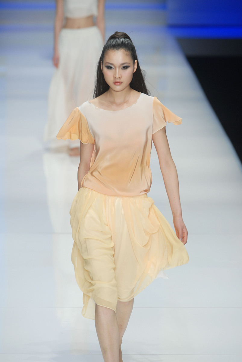 2012年3月29日,北京,2012秋冬中国国际时装周.浩沙杯-第1届中国健身服