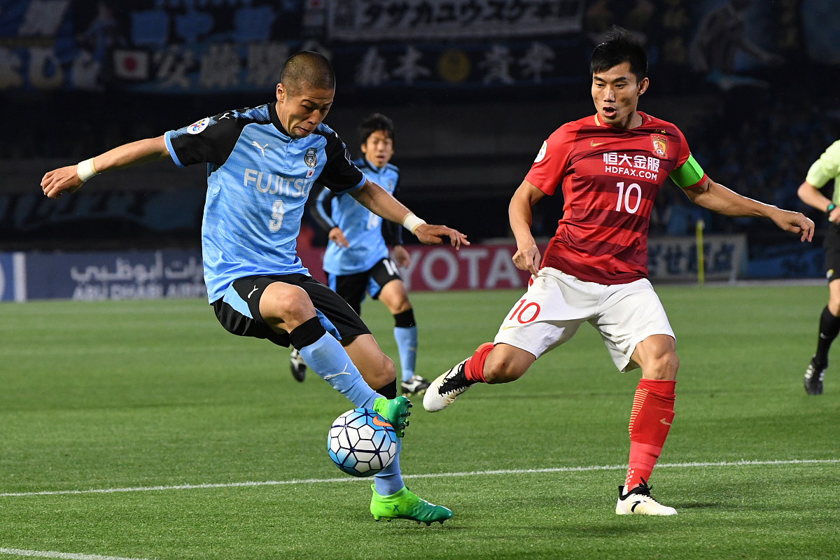 2017亚冠小组赛g组:川崎前锋0-0广州恒大淘宝