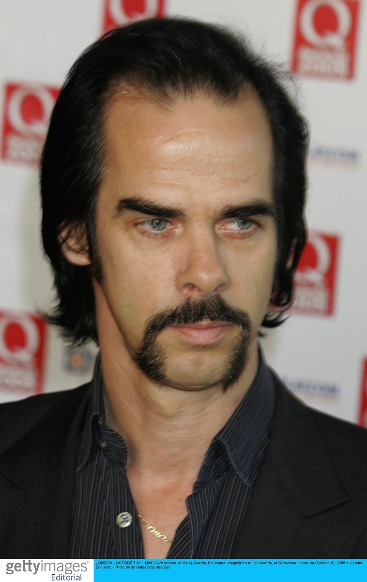 london - october 10:   nick cave arrives  at the q awards, the a