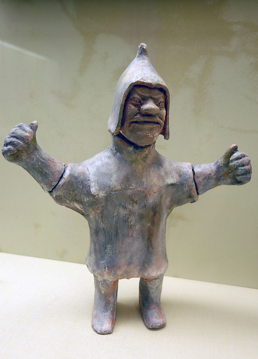 2015年08月19日,内蒙古满洲里,镇墓武士俑,北魏,呼和浩特大学路出土,