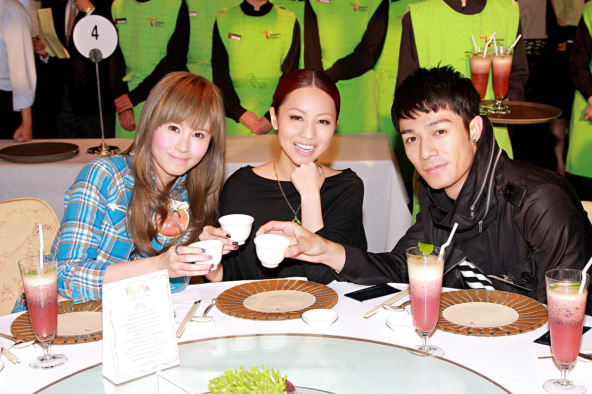 2008年11月10日,香港,港台《食得要高清》活动.傅颖 郑融 周柏豪+++_+
