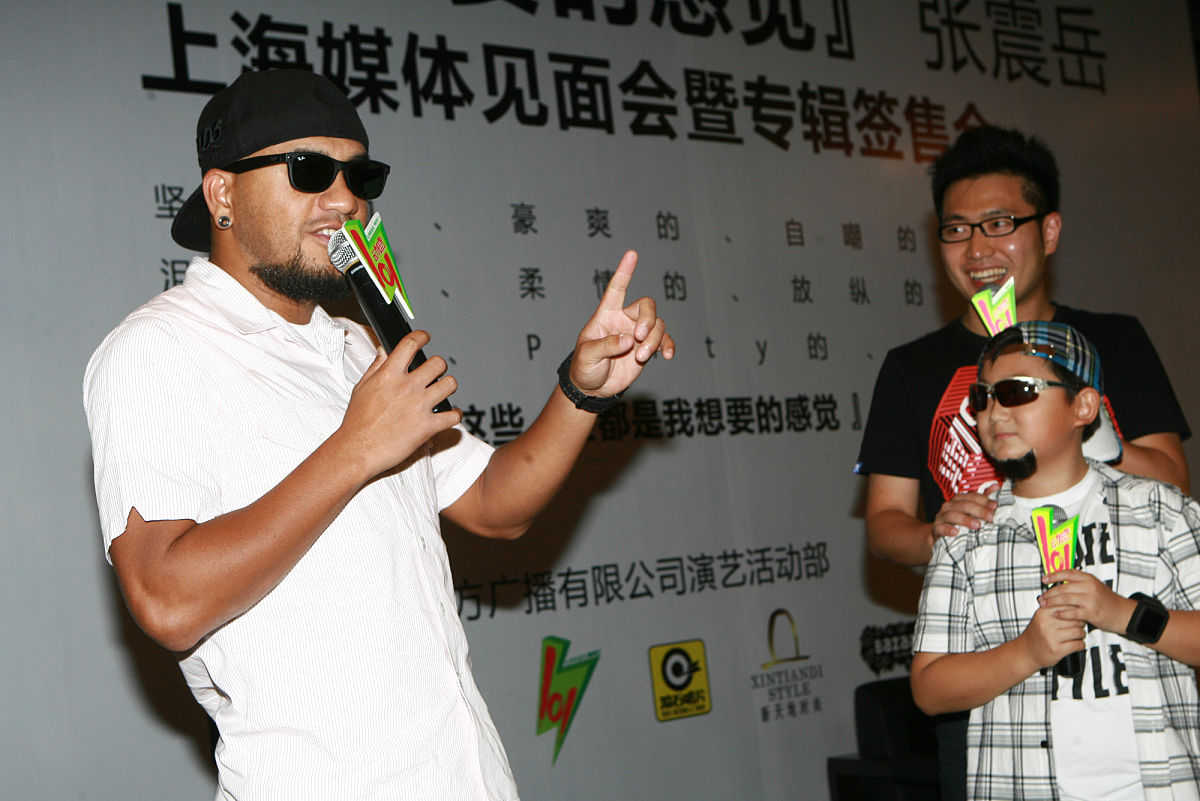 2011年7月10日,上海,张震岳新专辑《我想要的感觉》举行发布会.+++_++