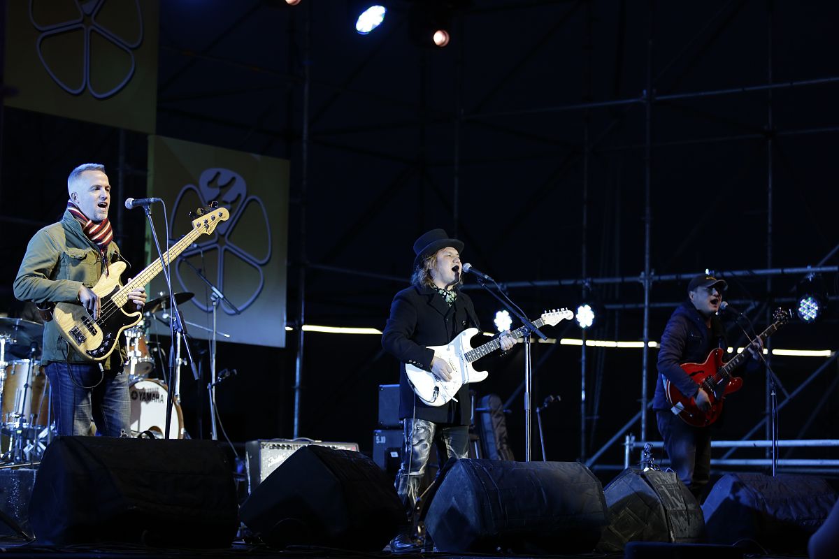 2018年4月6日,山东滨州阳信,第二届水韵梨乡世界音乐节进入第二日.jur
