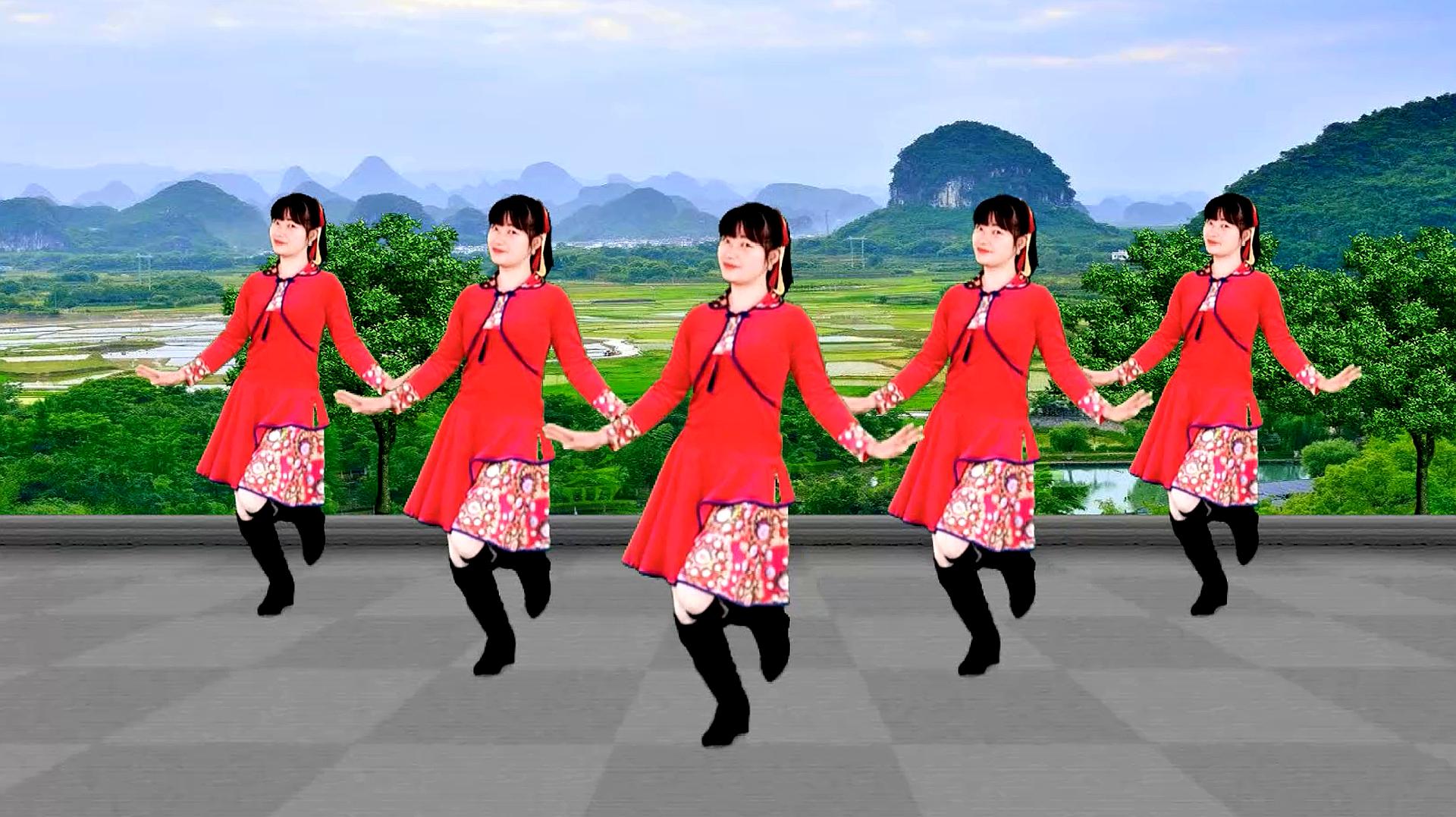 热门广场舞《女儿情》经典的金曲,优美的32步,像只蝴蝶飞呀飞