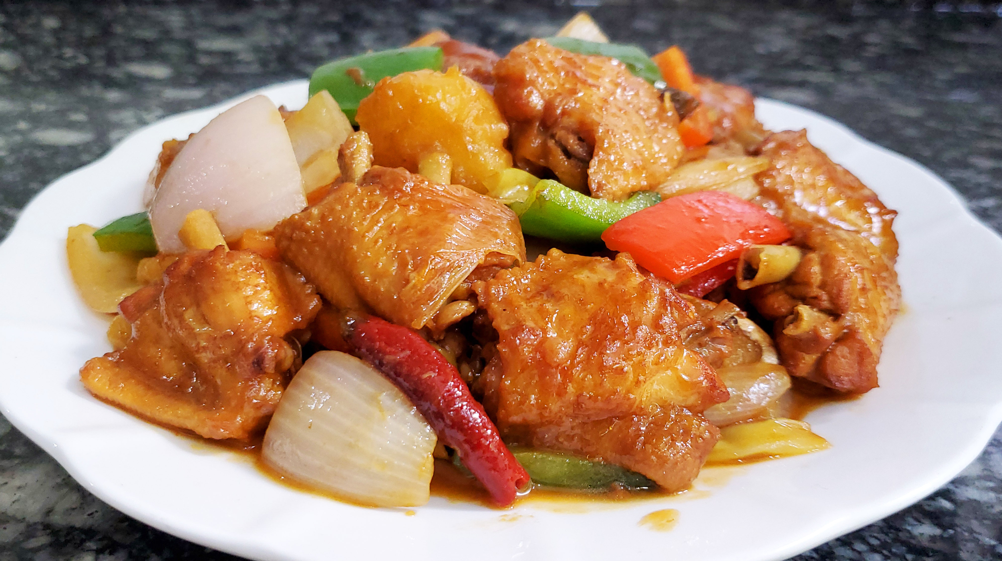 大盘鸡家常做法,在家吃出饭店的感觉,好吃得停不下来