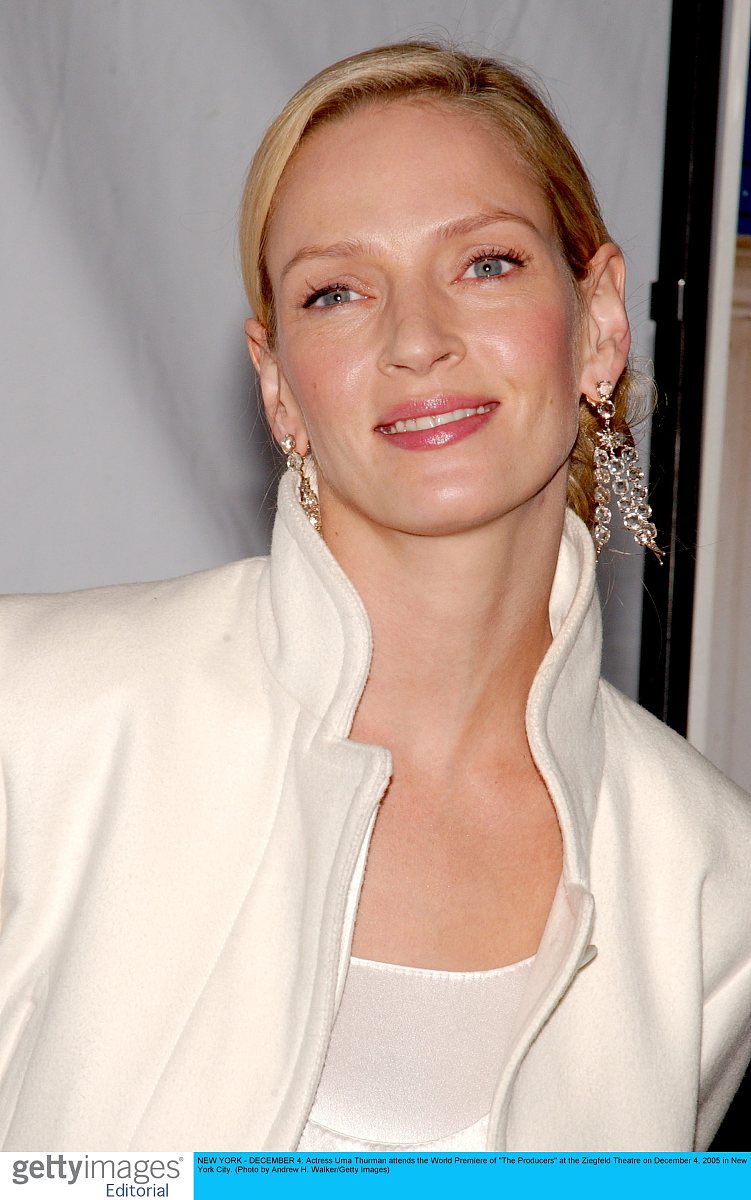 new york - december 4: actress uma thurman attends the world pre