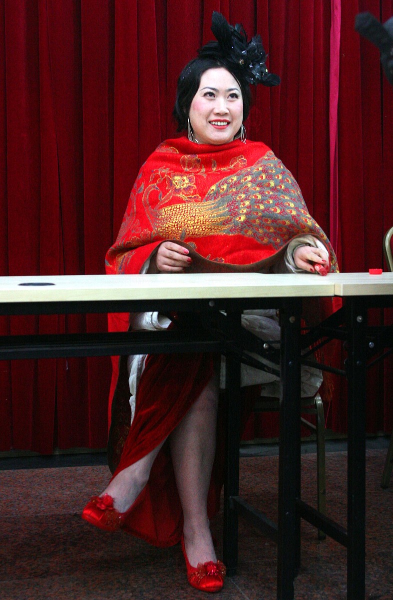 2008年12月26日,杭州,电影《a面b面》热拍.***_***芙蓉姐姐+++_+++a面