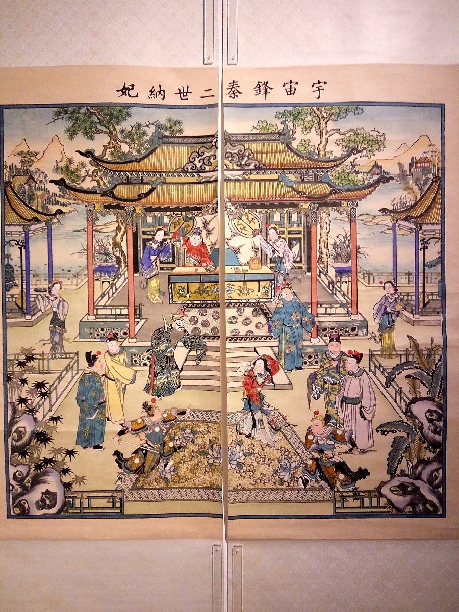 ***_***2017年3月3日,杨柳青木版年画在北京华侨博物馆展出.人物栩栩