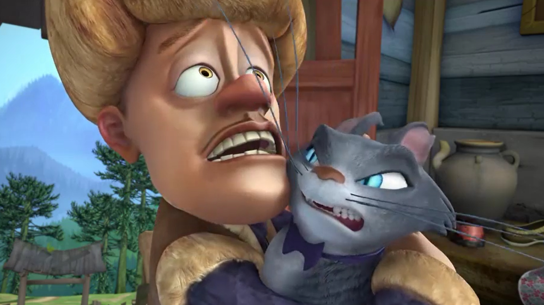 动物们给涂涂开生日party,没想到光头强也过生日,真巧啊