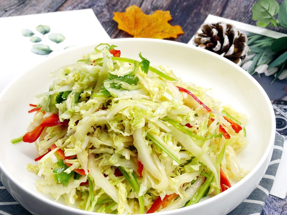 大白菜怎么凉拌才好吃，
