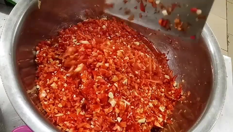 家庭式剁辣椒制作流程,简单易做,味道杠杠滴