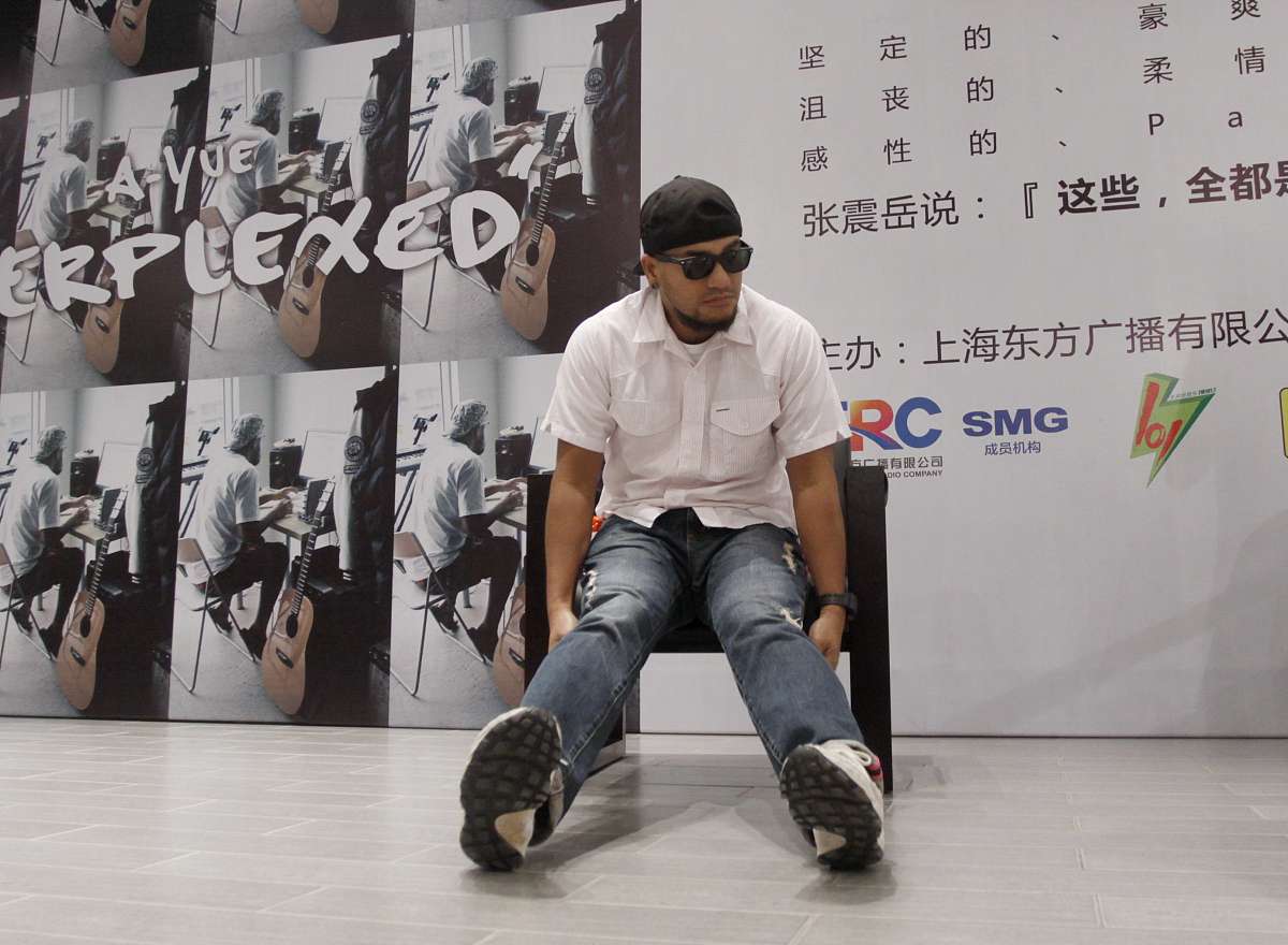 2011年7月10日,上海,张震岳新专辑《我想要的感觉》举行发布会.***_**
