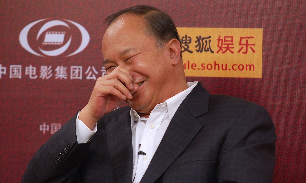 2008年4月23日,北京,电影《赤壁》官网的启动仪式举行.  吴宇森+++_++