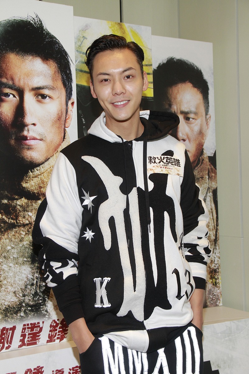 2013年12月28日,香港,电影《救火英雄》举行谢票活动.***_***陈伟霆 ,