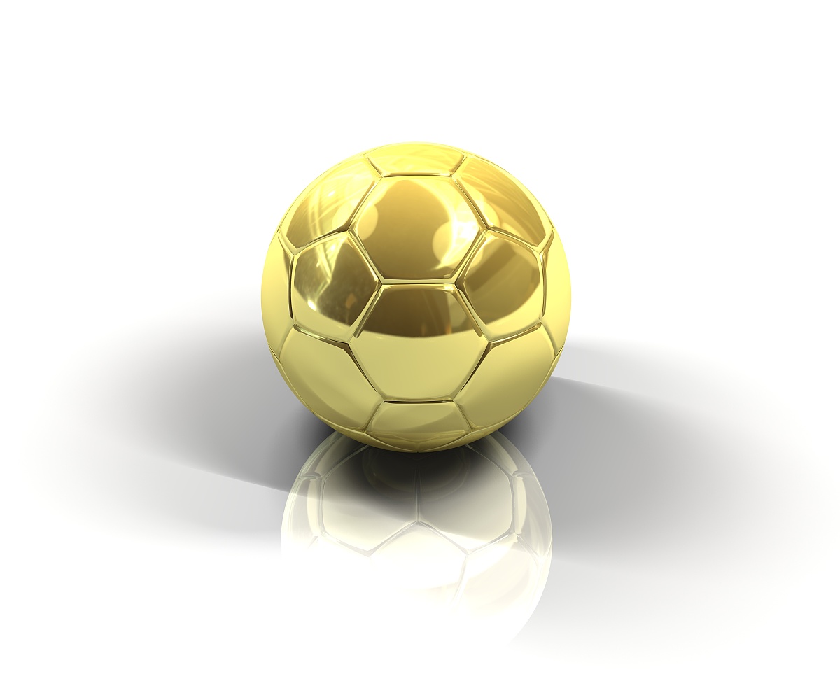 golden soccer ball