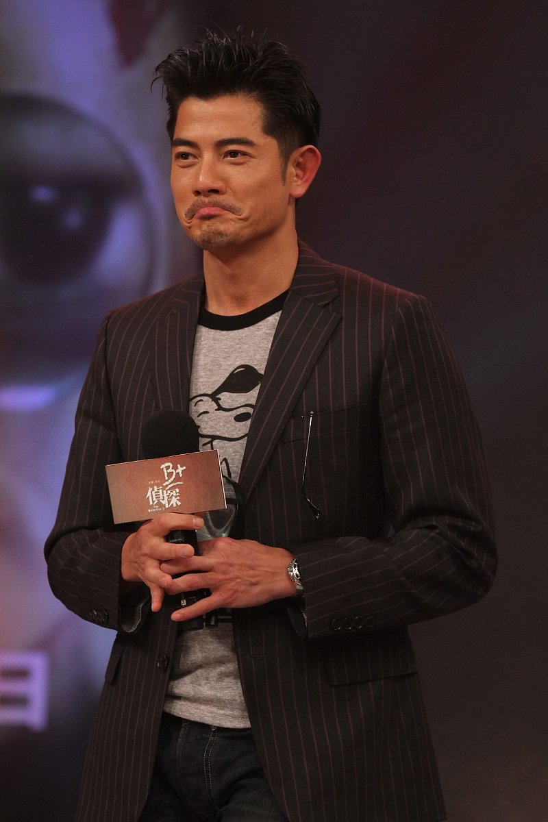 2011年3月28日,北京,电影《b+侦探》发布会举行.***_***郭富城 +++_++