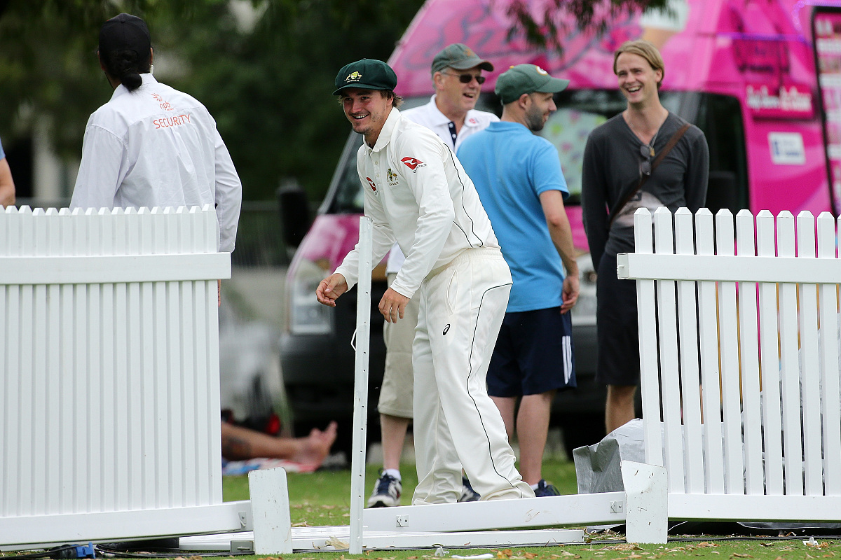 perth, australia - december 09: clint hinchliffe of the cricket 