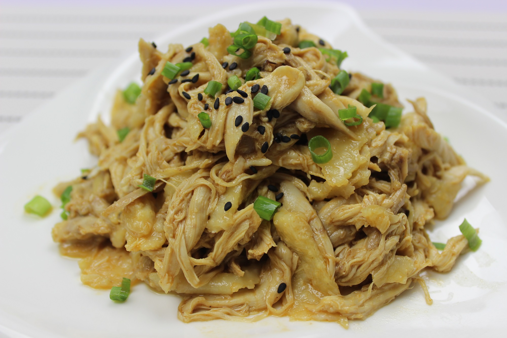 四川百年名菜乐山棒棒鸡,肉丝鲜美香嫩,回味无穷,品久不厌!