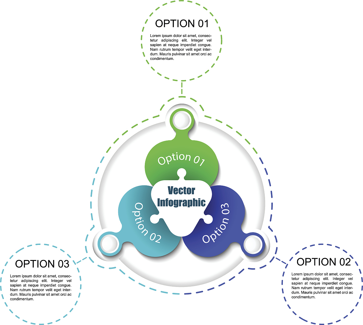 circle infographic template