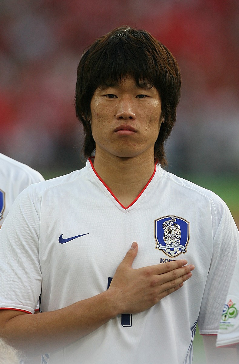 2006年6月23日,世界杯g组,瑞士2-0战胜韩国.朴智星  ji-sung park, so