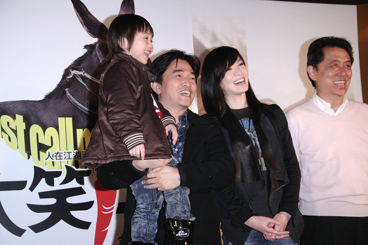 2011年1月24日,台北,武侠搞笑动作片《大笑江湖》首映会.***_*** 吴宗