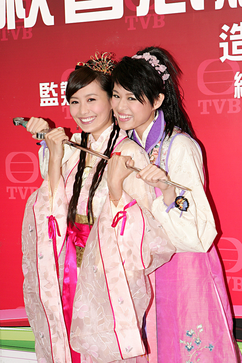 2008年10月15日,香港,20集搞笑古装剧《秋香怒点唐伯虎》试造型.胡杏