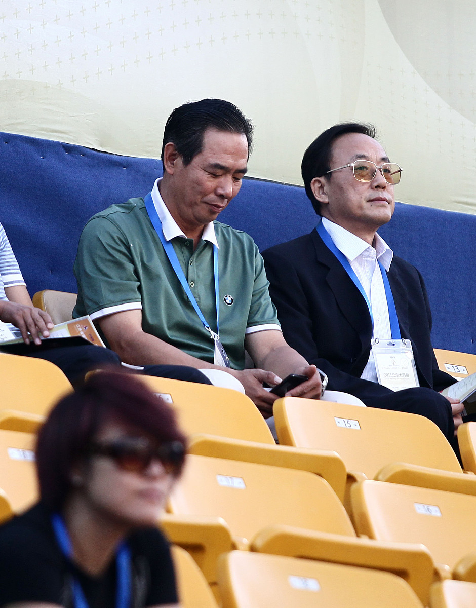2011年6月11日,北京,2011沙排大满贯北京站决赛日,蔡振华亲临现场.+++