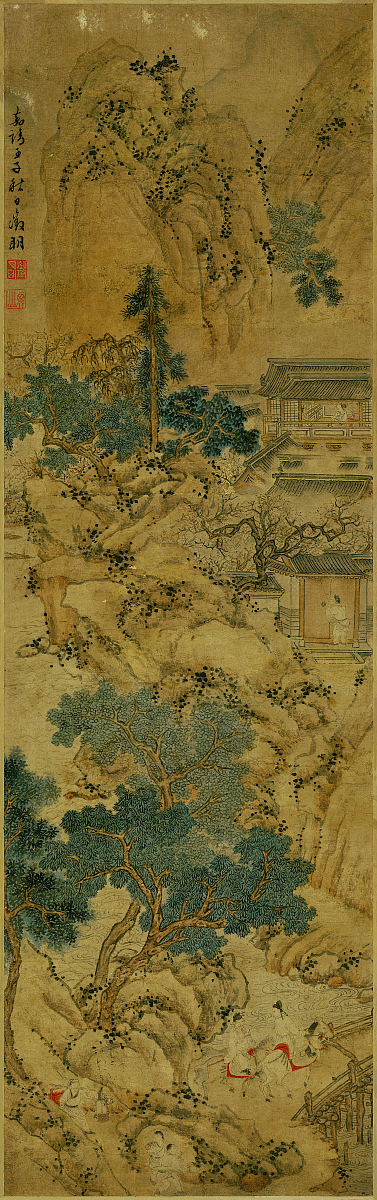 -0001年11月30日,,108-明-文征明-山庄客至图