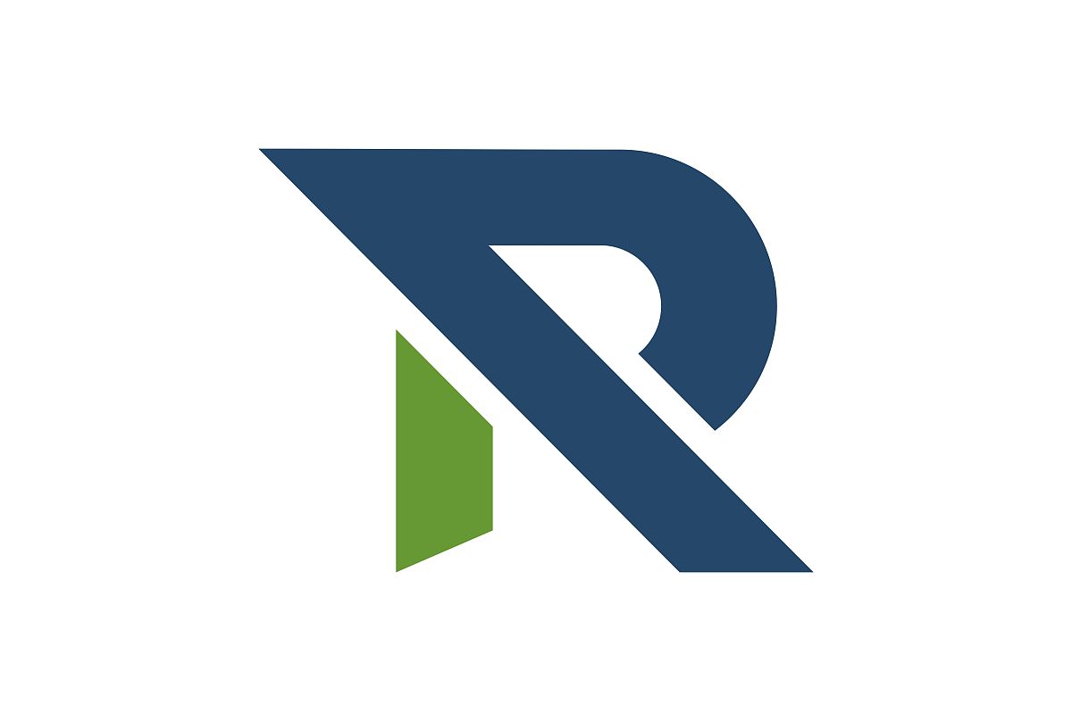 letter r graphic vector icon