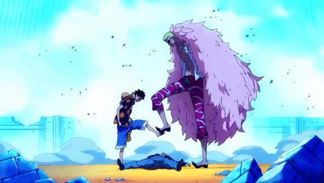 路飞vs多弗朗明哥