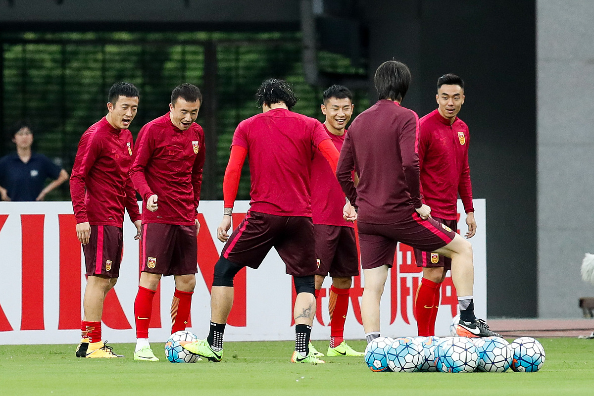 2018俄罗斯世界杯亚洲区预选赛:中国男足训练备战