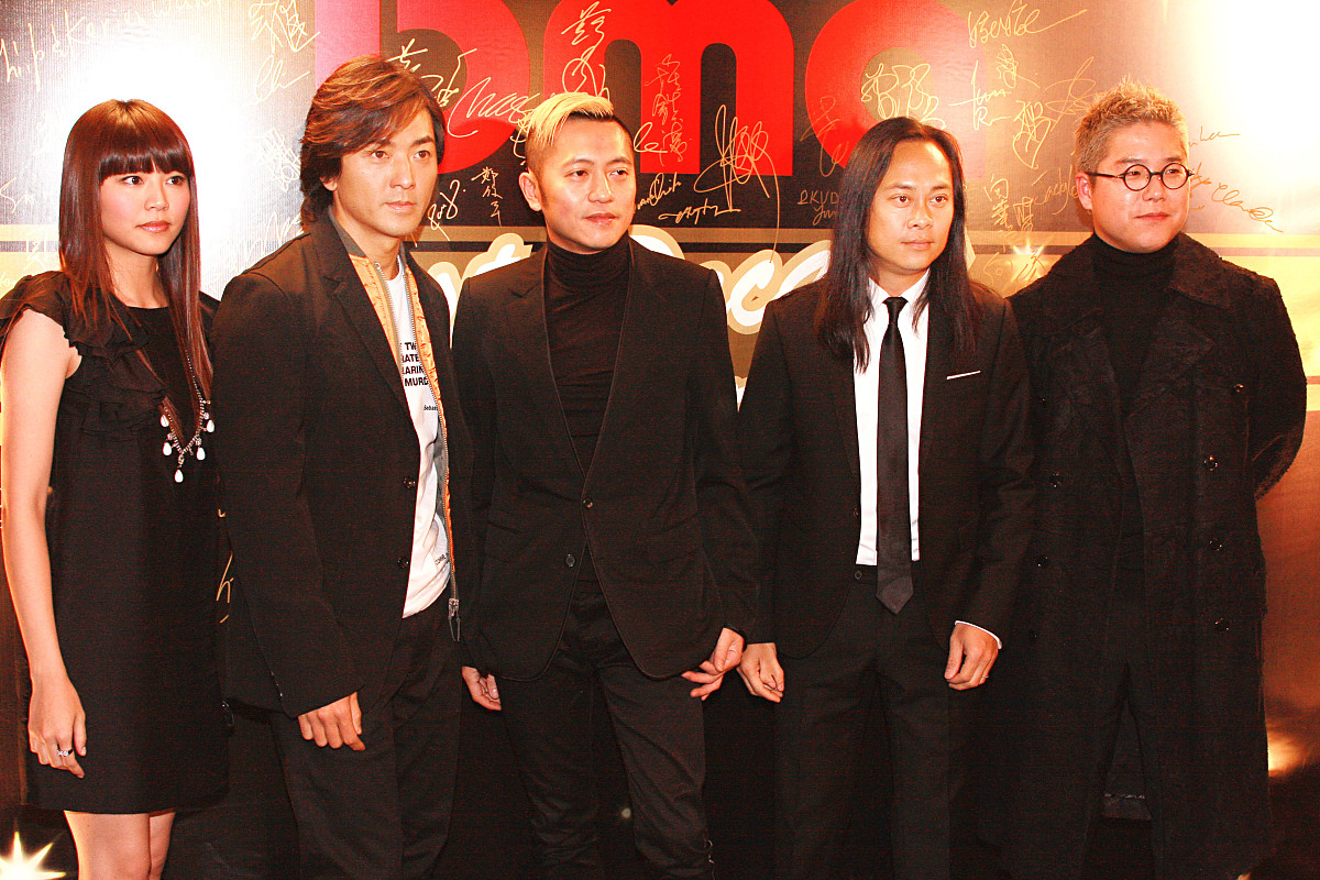 2008年2月22日,香港,bma博美娱乐集团有限公司举行春茗晚宴.郑伊健(左